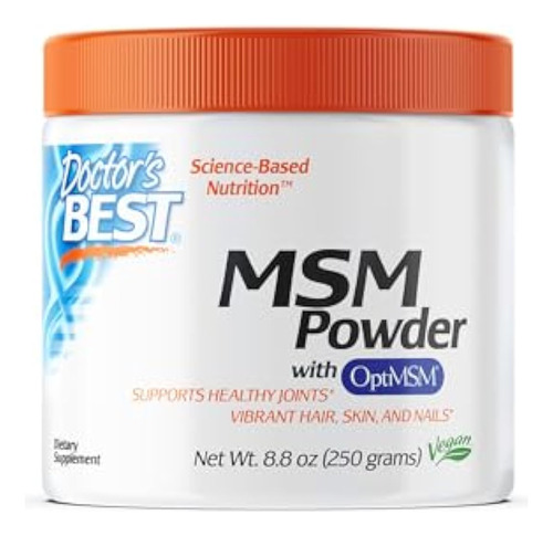 Doctor's Best Mejor Polvo Msm Con Optimsm