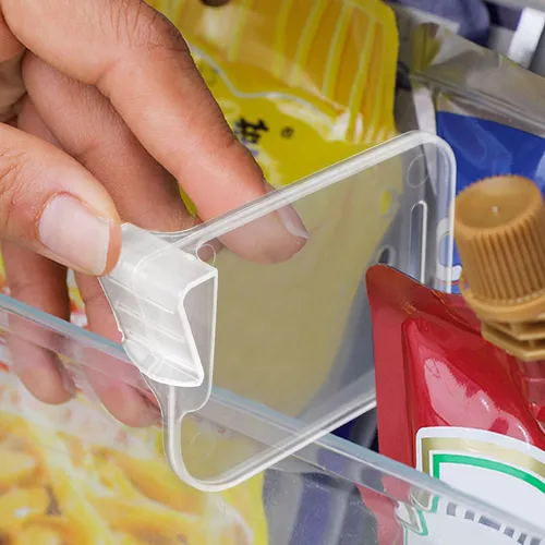 Prácticos Separadores De Nevera De Plástico Transparente, 40