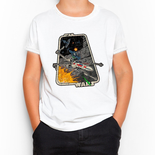 Remera Niño Niña - Star Wars - X-wing - Ala X