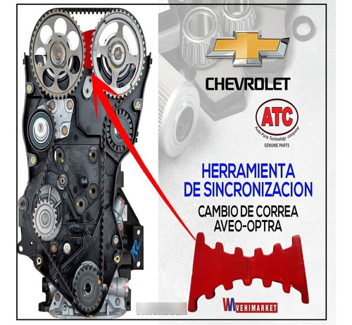 Herramienta Para El Cambio De Correa Aveo Y Optra