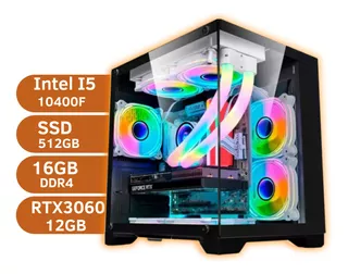 Cpu Pc Gamer I5 Aquario 10400 16gb Ssd 512gb Rtx3060 12gb