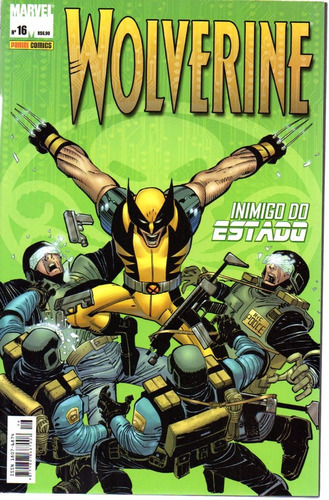 Lote Wolverine N° 16 A 20 1ª Serie - Em Português - Editora Panini - Formato 16 X 21 - Capa Mole - 2005 - Bonellihq Cx451 H23