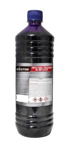 Tinta Azul Para Trazado De Metales 887ml