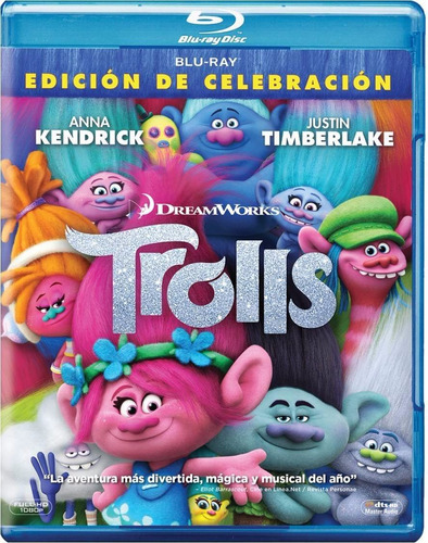 Trolls Edicion De Celebracion Pelicula Blu-ray