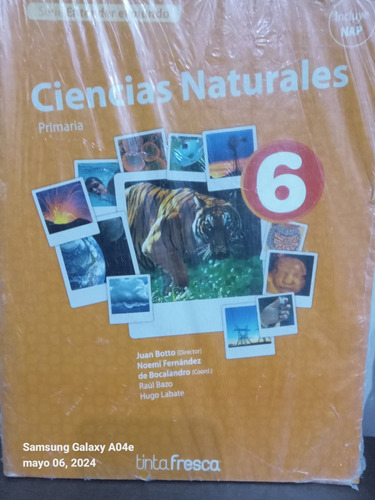 Libro Ciencias Naturales 6 Serie Entender El Mundo 