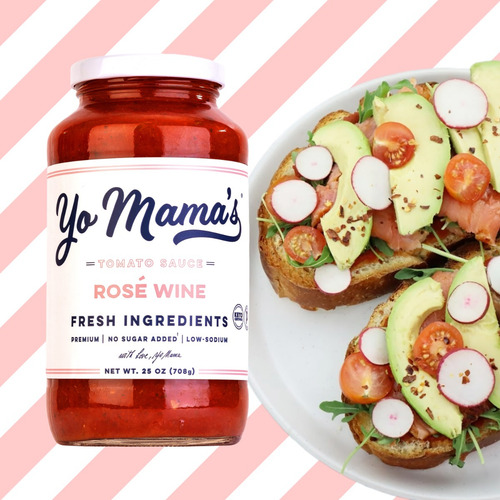 Yo Mama's 2Pack Salsa Radiant Rosé Wine 708g