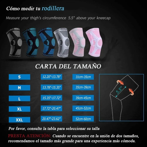 Rodillera Elástica De Compresión Para Deportes Correr