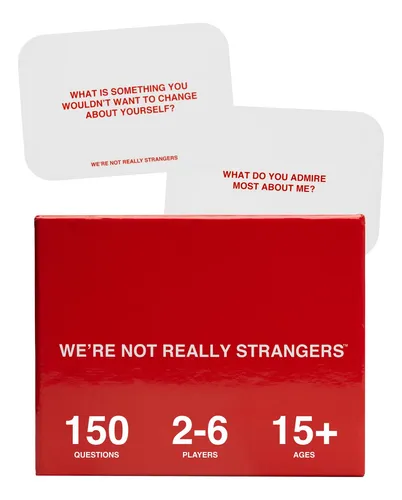 We´re Not Really Strangers Juego De Cartas - Un Juego Inte.