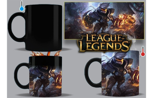 Imagen 3 de 4 de Taza Magica Proyecto Lol League Of Legends
