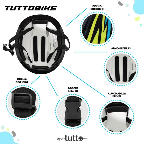 Combo Casco Y Rodilleras Infantil Rush 360