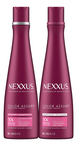 Shampoo E Condicionador Nexxus Color Assure Para Cabelos Tin