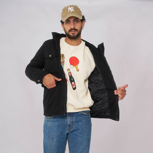 Customs Ba Campera Paris Gabardina Hombre C Capucha Desmonta