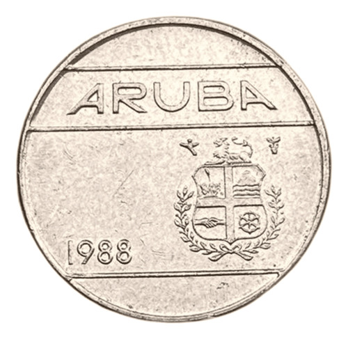 Moeda Da Aruba: 10 Centavos