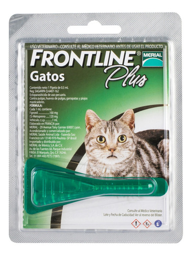 Pipeta Antipulgas Frontline Plus Gato