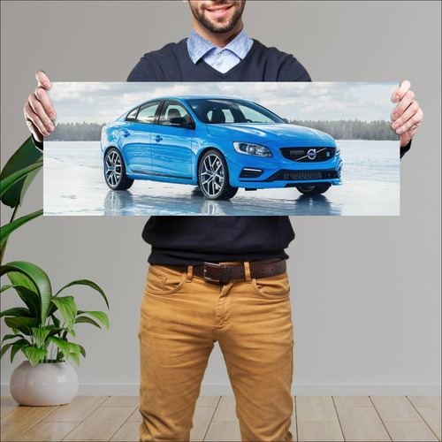 Cuadro 30x80cm Auto 2014 Volvo S60 Polestar