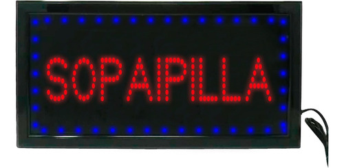 Letreros Led Luminoso Sopaipilla 48x25cm 