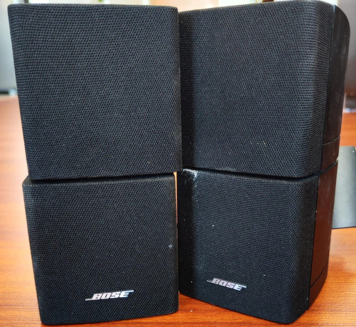 2 Parlantes Dobles Bose Cube Negros Usado Acoustimass ++