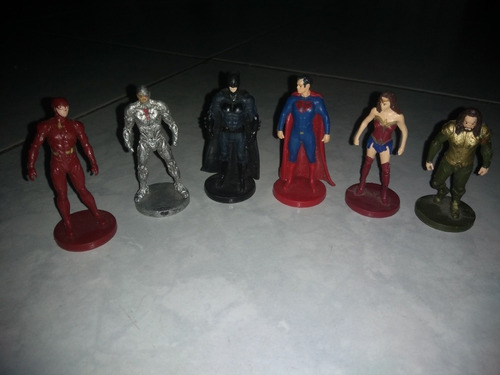 Colección Figuras Justice League Promoción Bimbo Dc Comics
