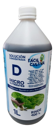 Solución Concentrada D Micro-nutrientes