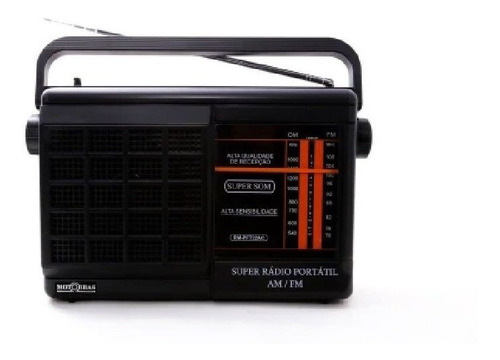 Rádio Portátil Motobrás 2 Faixas Rm Pft 22ac