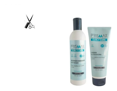 Shampoo Y Crema Activadora Curly Care Prismax 