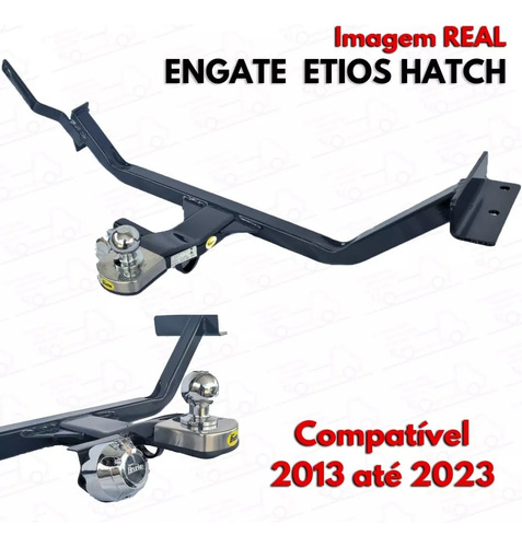 Engate Reboque 700kg Etios Hatch 2018 2019 2020 2021 2022 23