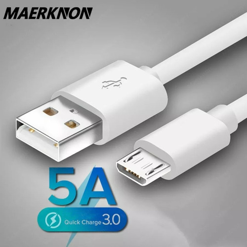 Cable Micro Usb Carga Rapida 5amp 1metro