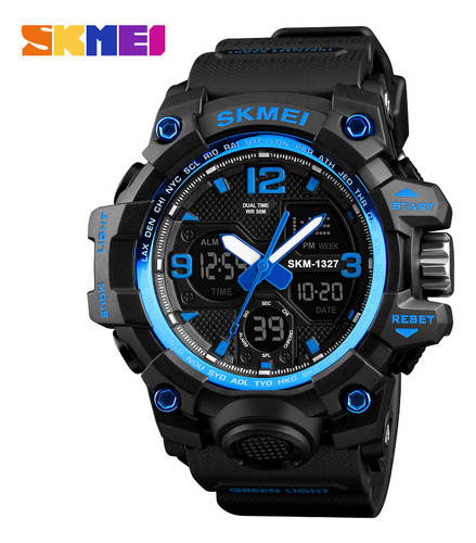 1327 Blue (pequeña) - Time Beauty Para Hombre, Grande, Imper