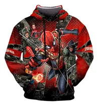 Comprar Sudadera Sublimada Comic Hombre Araña Spiderman Cosplay Niño