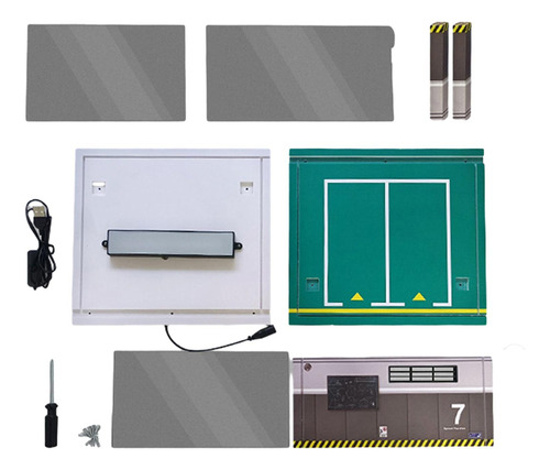Garaje De Iluminación Led Diorama De Montaje 1/32, Diseño