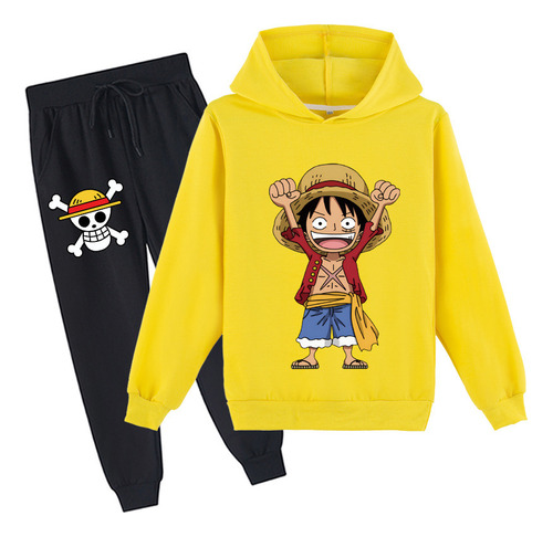 Set De Sudadera Infantil De 2 Piezas Con Estampado King Of T