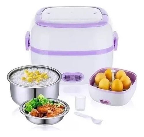 Lonchera Multifunción Eléctrica Lunch Box Vapor Cocina Arroz