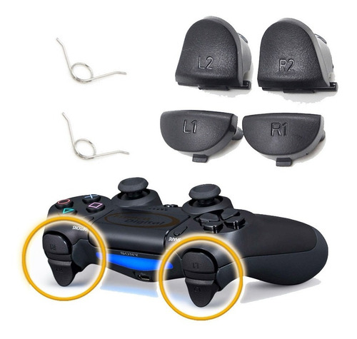 Gatillos Botones Ps4 L2 L1 R2 R1 Joystick Control Repuesto