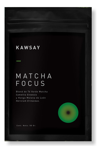 Matcha Focus Te Verde Con Melena De Leon Organico