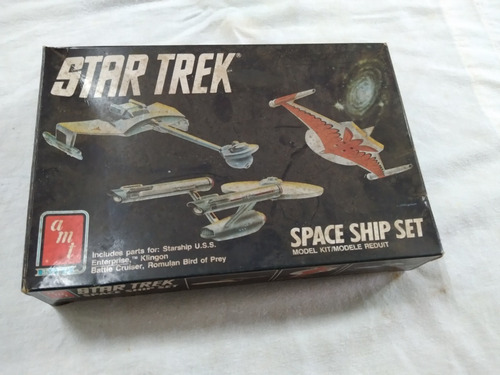 Amt Ertl Star Trek Space Ship Set Não Sei Se Esta Completo