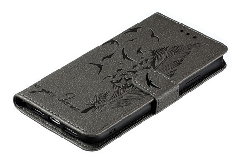 Funda De Piel Con Tarjetero Y Tarjetero Para iPhone XR, Colo