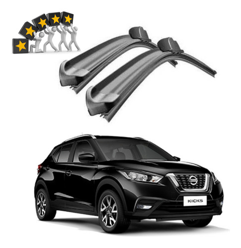 Plumas Limpiaparabrisas Flexibles Nissan Kicks 2017 Al 2021