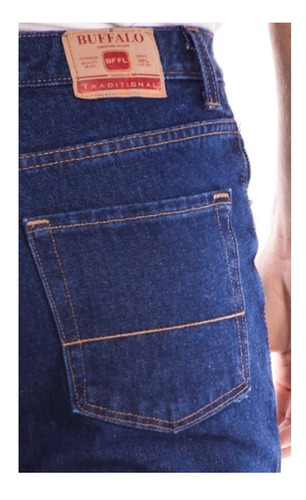 Imagen 3 de 8 de Pantalón De Trabajo Buffalo Jean (denim) 13oz Azul 38al50