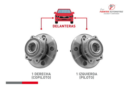 Kit Mazas Balero Delanteras Promaster 3500 2020 Abs