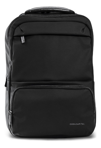 Mochila Para Laptop Cool Capital Alfa 5.6  Pulgadas Color Negro