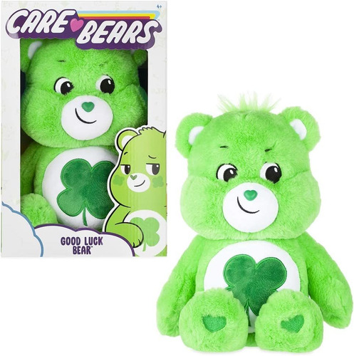 Osito De Peluche Care Bears Good Luck, 14 Pulgadas