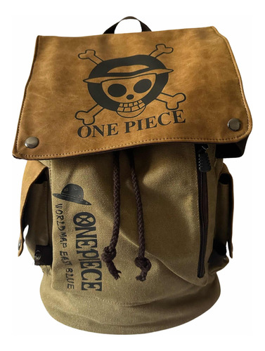 Mochila One Piece Diseño Calidad Material Lona