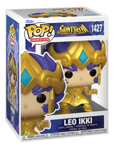 Funko Pop Original Ikki Armadura Dorada Leo Saint Seiya