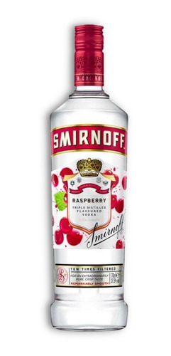 Smirnoff Raspberry Vodka Ruso Destilado Premium 700ml