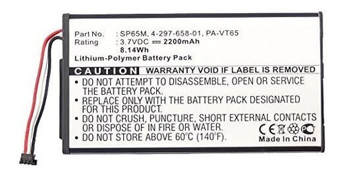 Imagen 2 de 2 de Repuesto De Baterías Mpf Products Sony Playstation -negro