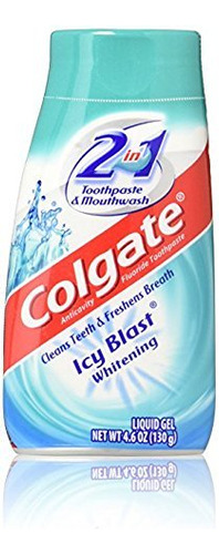 Pasta De Dientes Colgate 2 En 1, Enjuague Bucal, Blanqueador