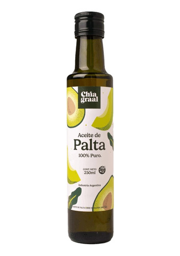 Aceite De Palta 100% Puro Chia Graal Sin Tacc