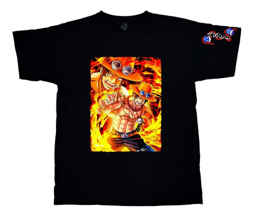 Camiseta Estampada Ace One Piece Luffy Anime