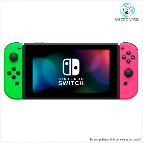 Set de control joystick inalámbrico Nintendo Switch Joy-Con (L)/(R) rosa neón y verde neón