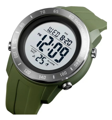 Reloj Hombre Skmei 1524 Alarma Deportivo Luz Led Cronometro